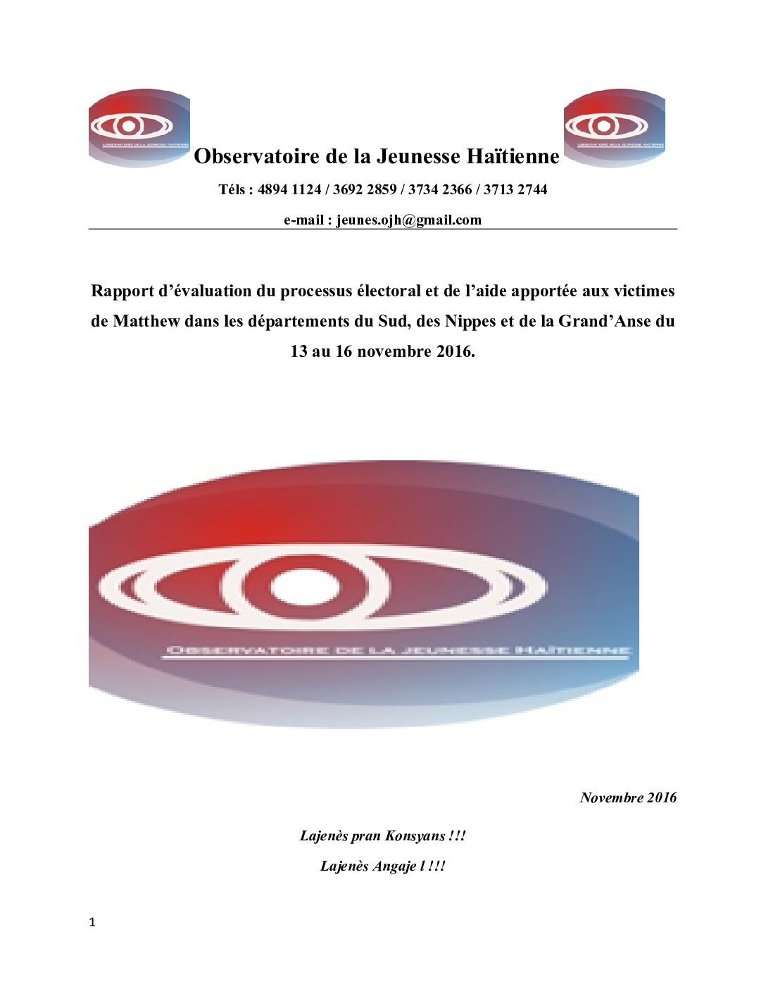 Rapport de la Mission d'évaluation de l'Observatoire de la Jeunesse Haïtienne.docx